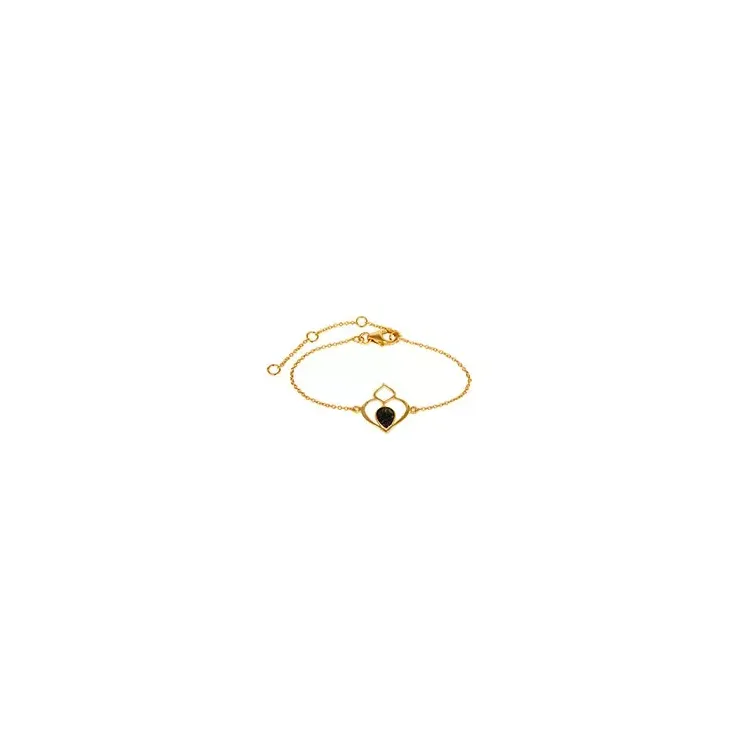 Armband aus vergoldetem Sterlingsilber und Anhänger aus vergoldetem Sterlingsilber