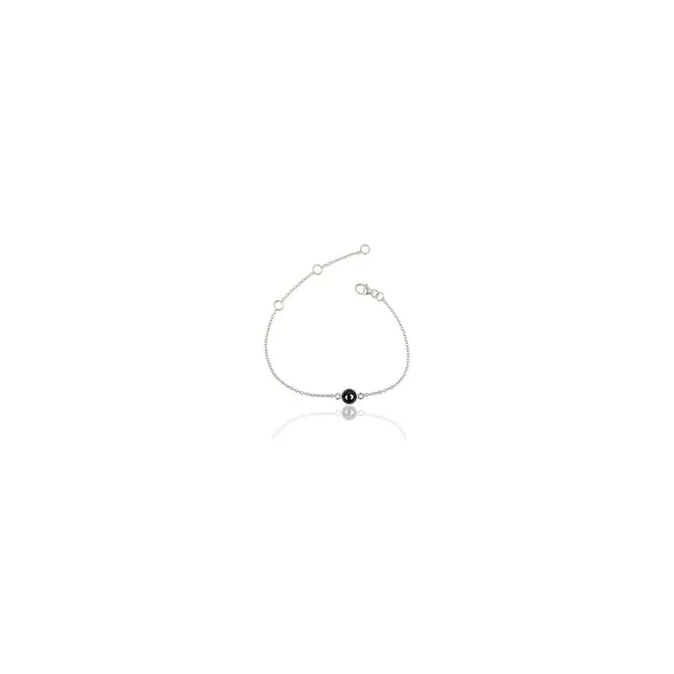 Runder Armband aus Silber und Anhänger aus Silber