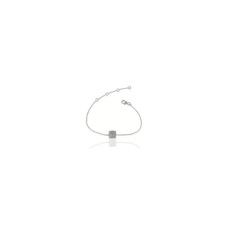 blauem Topas Armband aus Silber und Anhänger aus Silber
