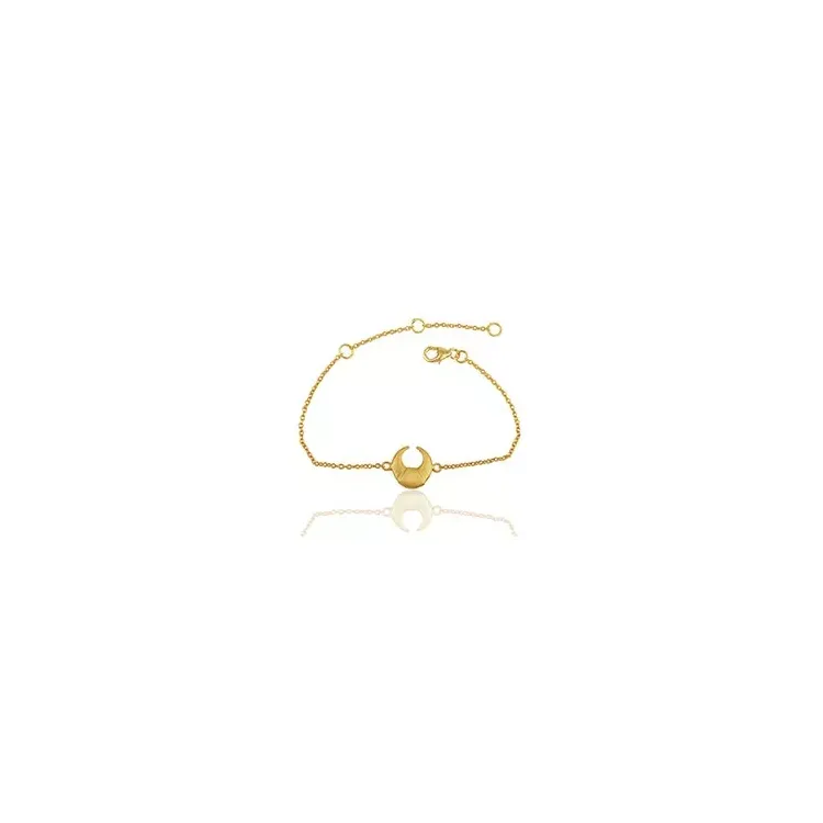 Armband aus vergoldetem Sterlingsilber und Anhänger aus vergoldetem Sterlingsilber