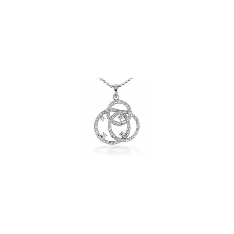 Kreis Anhänger aus Silber