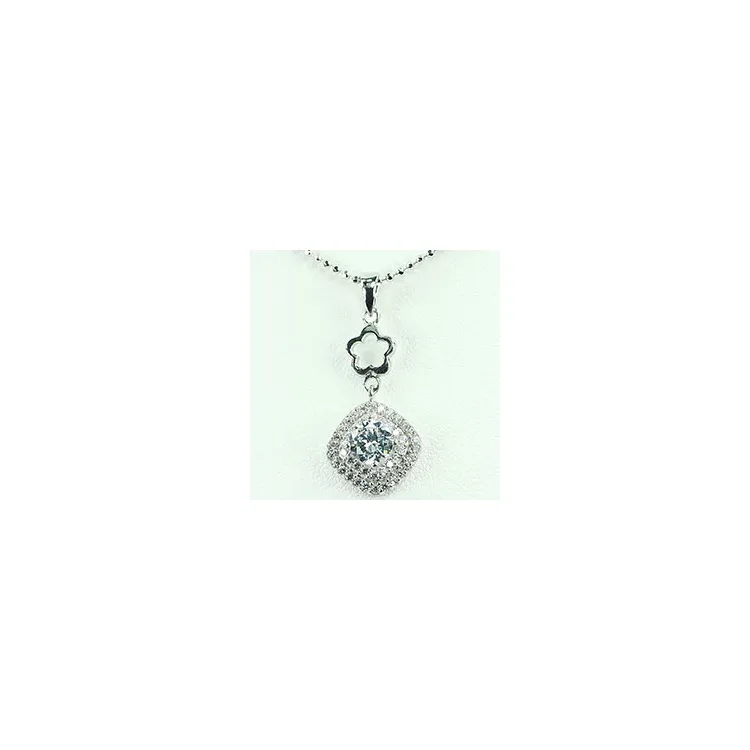 Elegant Zirkon Anhänger aus Silber