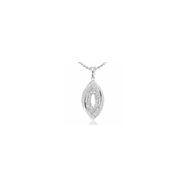 Zirkon Anhänger aus Silber