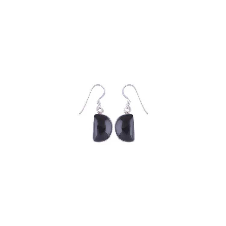 Onyx Ohrringe in Silber