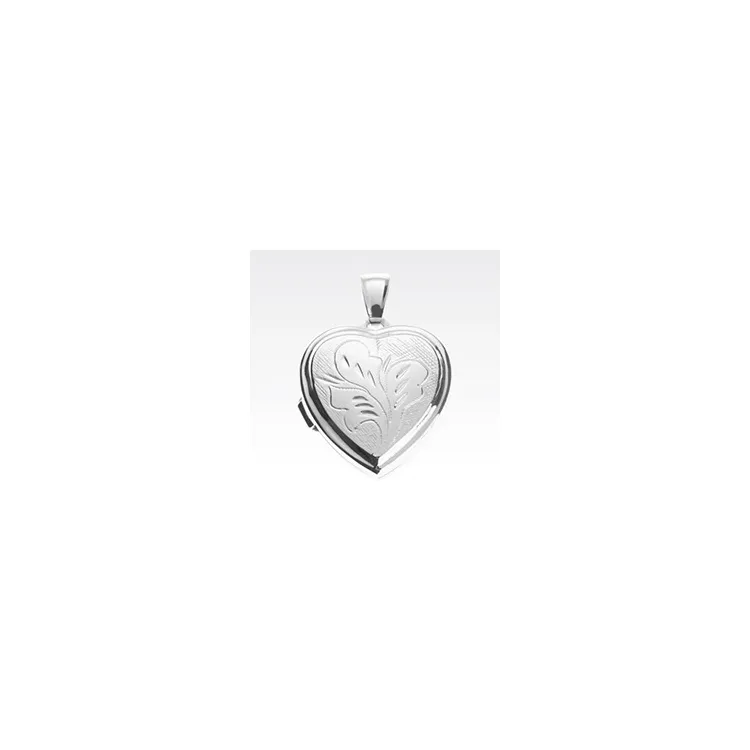 Herz Medaillon aus Silber