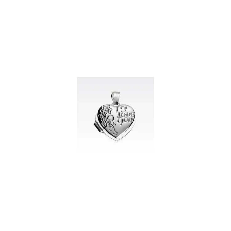 Herz Medaillon aus Silber