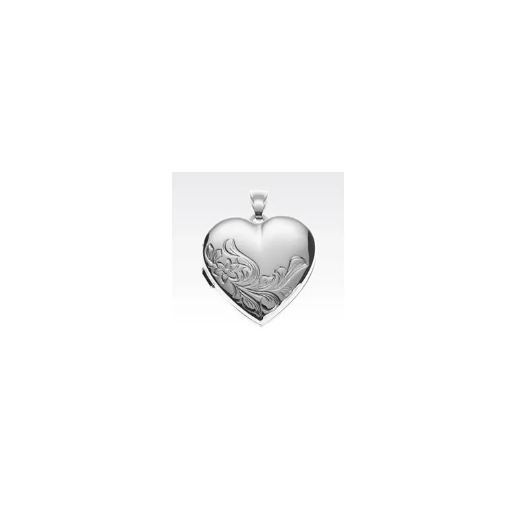 Herz Medaillon aus Silber