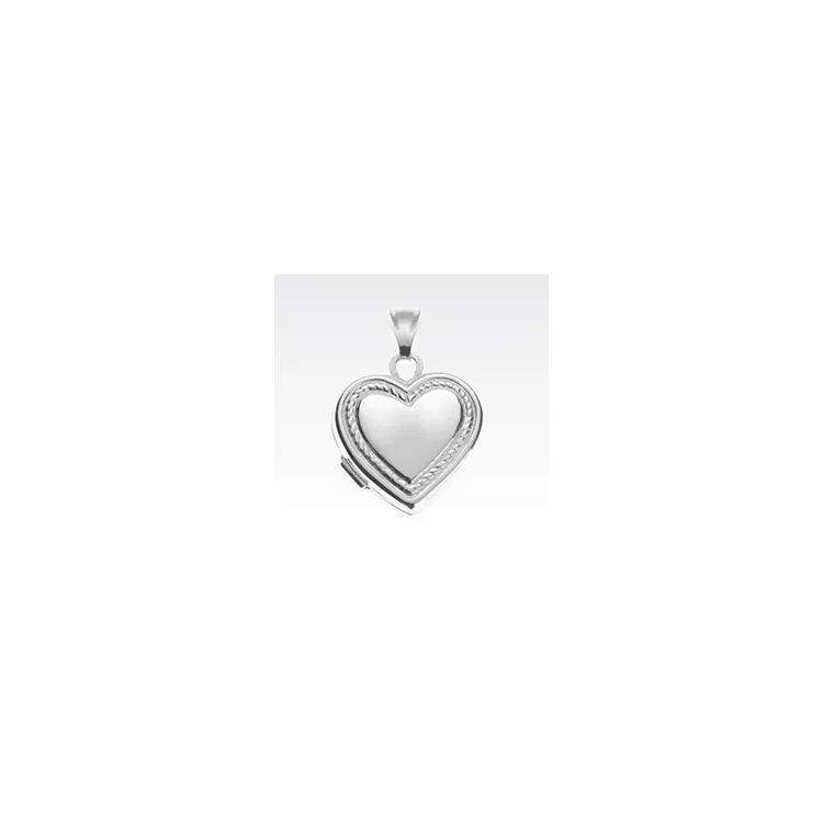Herz Medaillon aus Silber