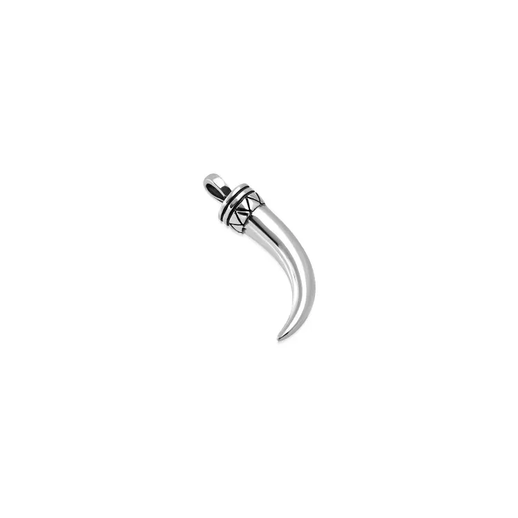Horn Anhänger aus Stahl