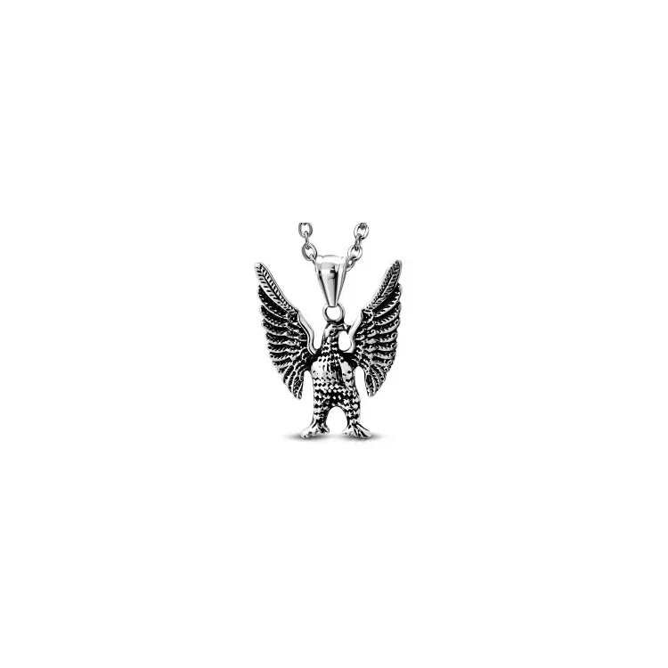 Adler Anhänger aus Stahl