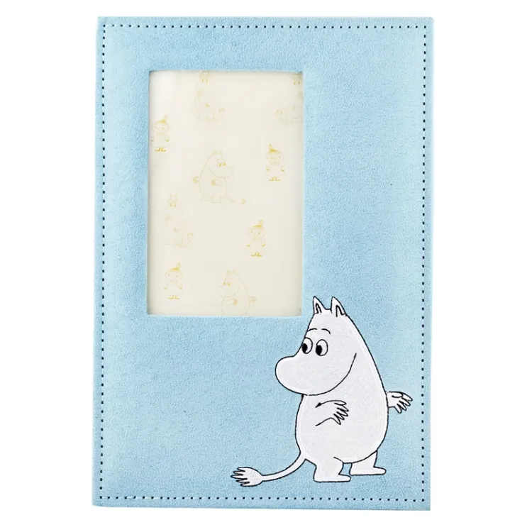 Taufgeschenk: 19 x 28 cm Mumin Fotorahmen in alcantara Modell: 270-76805