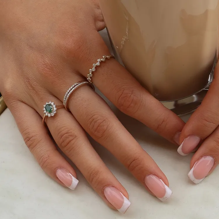 Diamant Ring in 9 Karat Gold 0,14 ct - Simple Diamonds