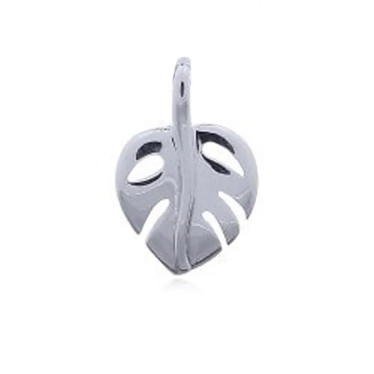 Blatt Anhänger aus Silber