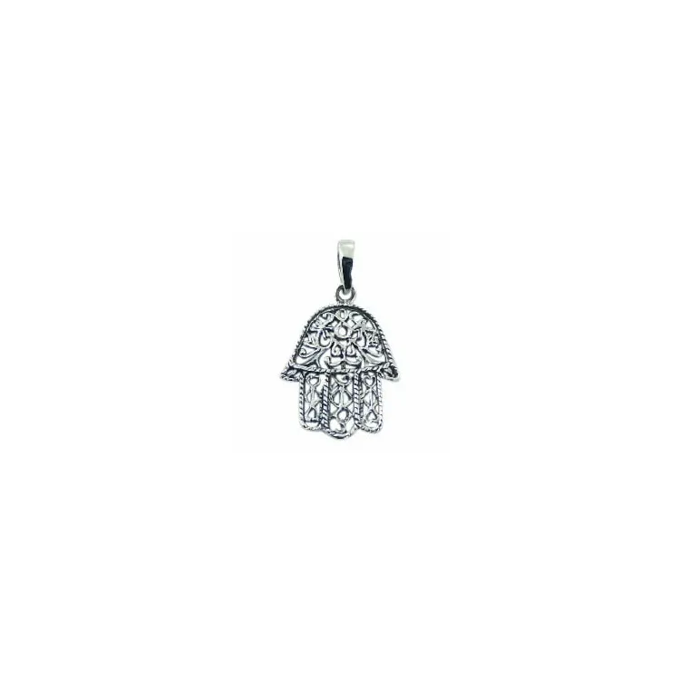 Elegant Hamsas Hand Anhänger aus Silber