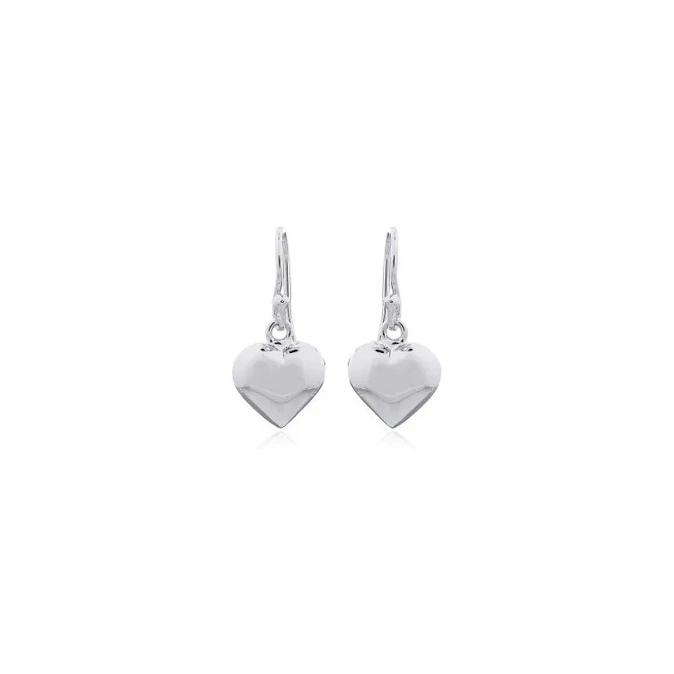 Herz Ohrringe in Silber