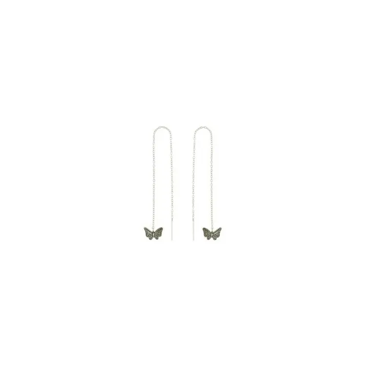 Schmetterlinge Ohrhänger in Silber
