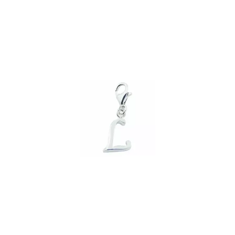 Silber Charm Anhänger aus Silber Buchstabe L