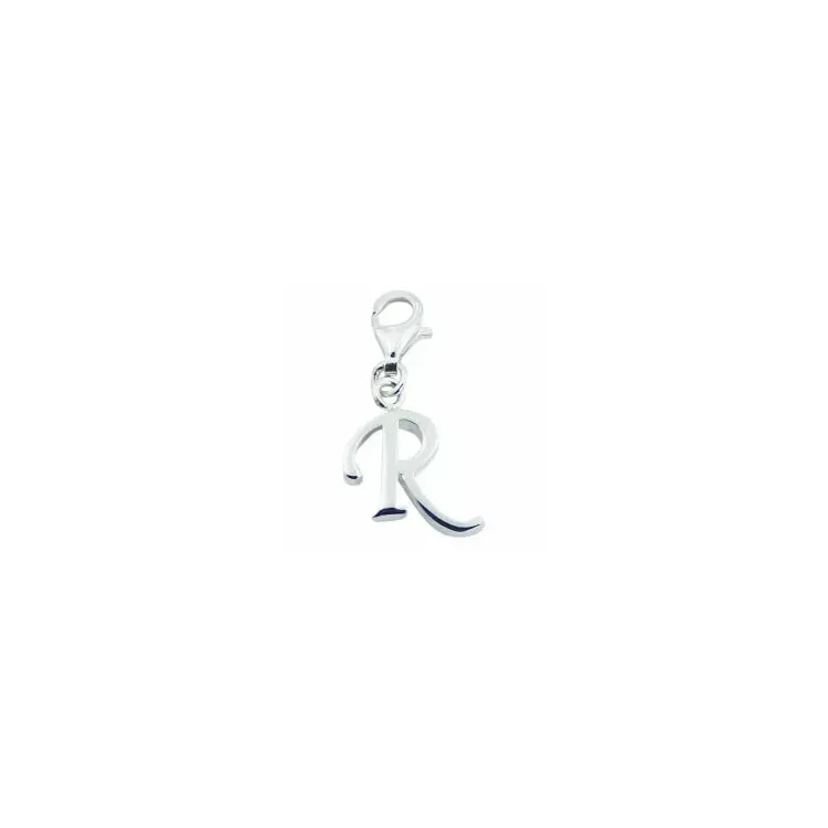 Charm Anhänger aus Silber Buchstabe R