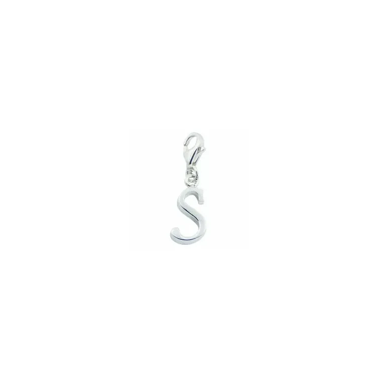 Charm Anhänger aus Silber Buchstabe S