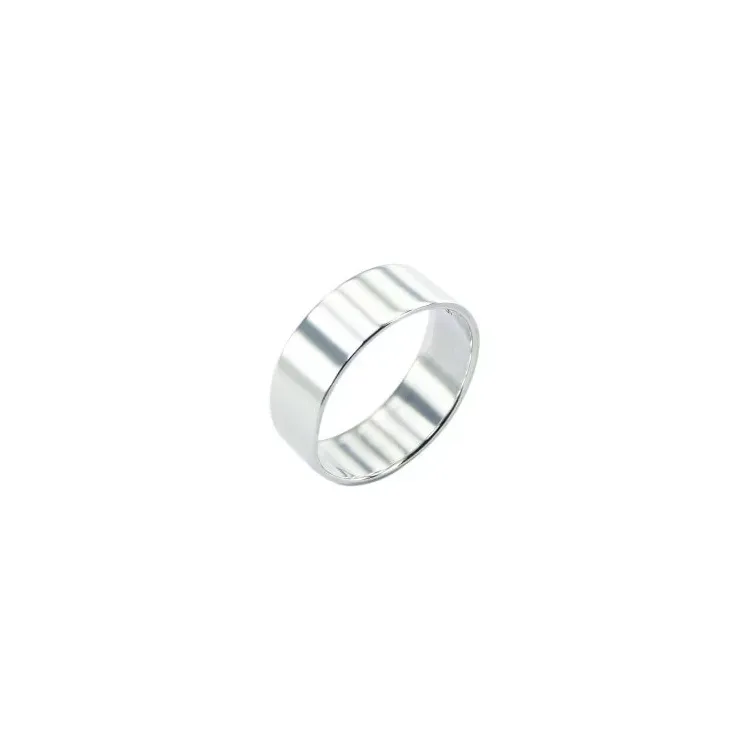 breit Ring aus Silber