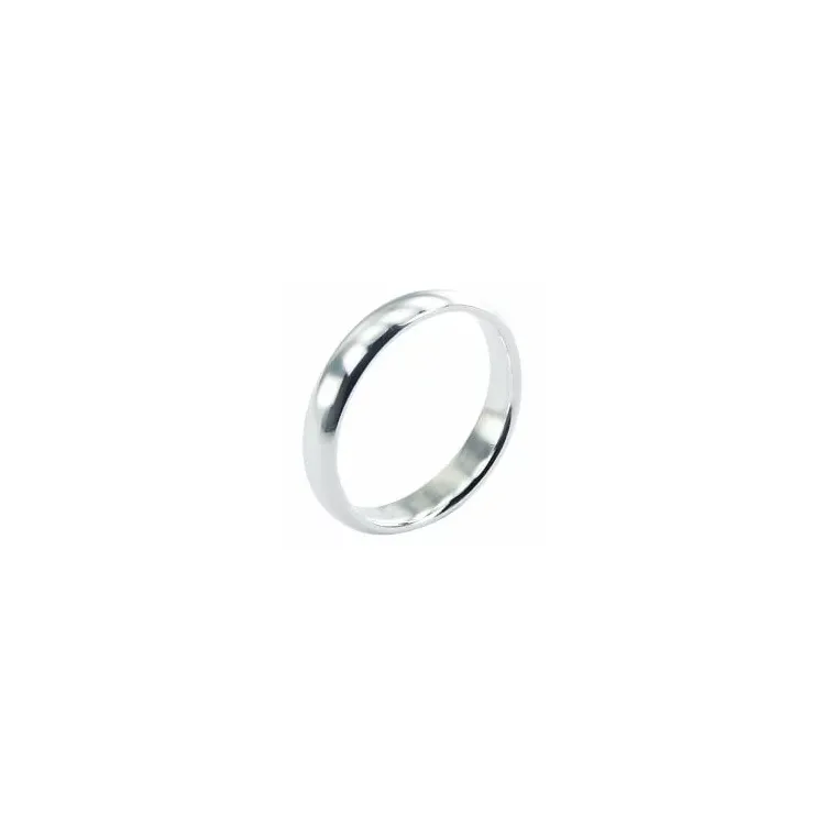 Polierter Ring aus Silber