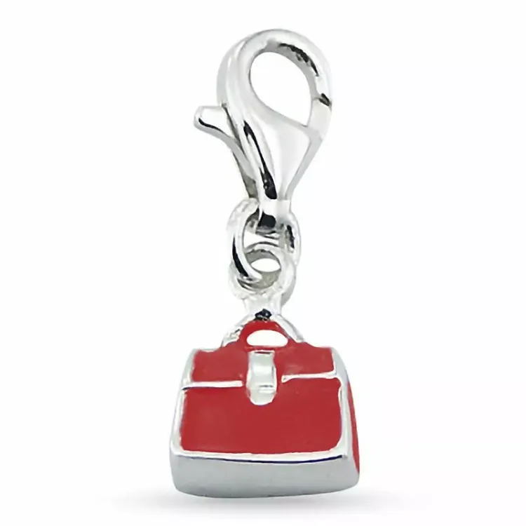 Tasche Charm Anhänger aus Silber