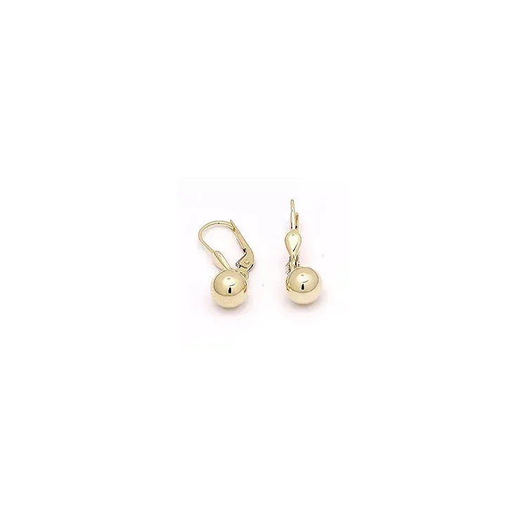 Runden Ohrringe in 14 Karat Gold