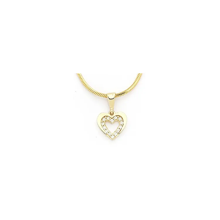 Herz Anhänger aus 14 Karat Gold