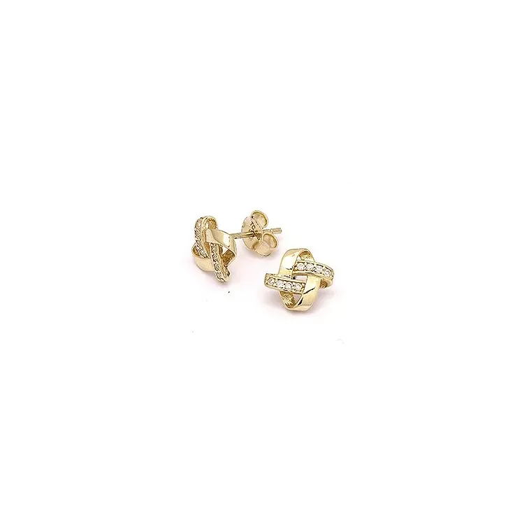 Ohrstecker in 14 Karat Gold mit 