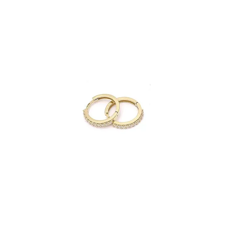 Kreolenohrringe in 14 Karat Gold mit