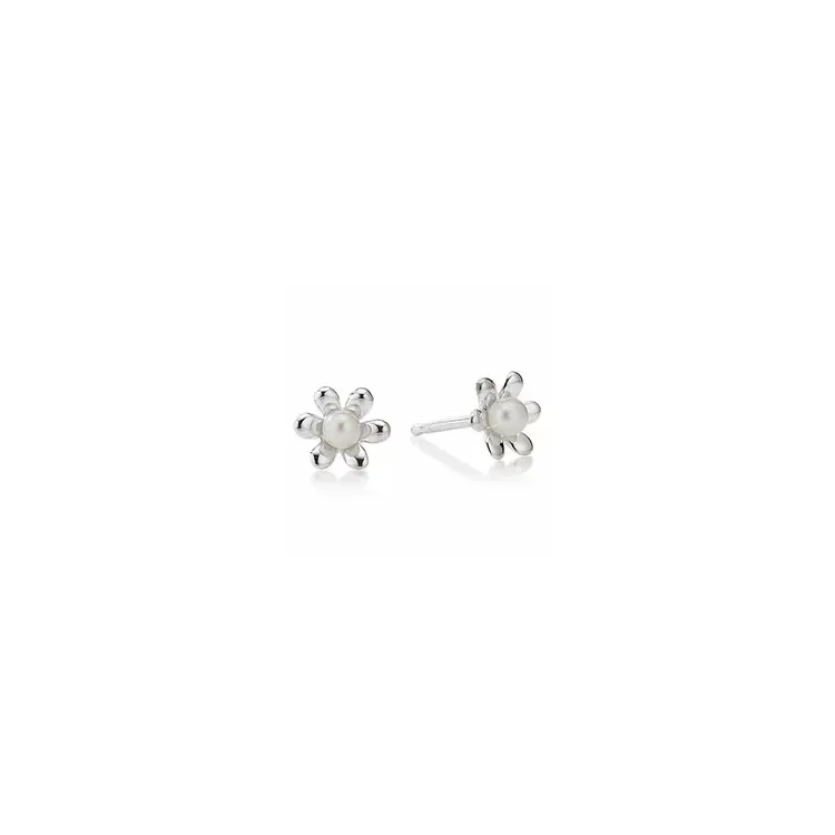 Aagaard Blume Ohrringe in Silber