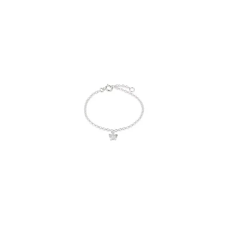 Kinder Aagaard Schmetterling Armband in Silber