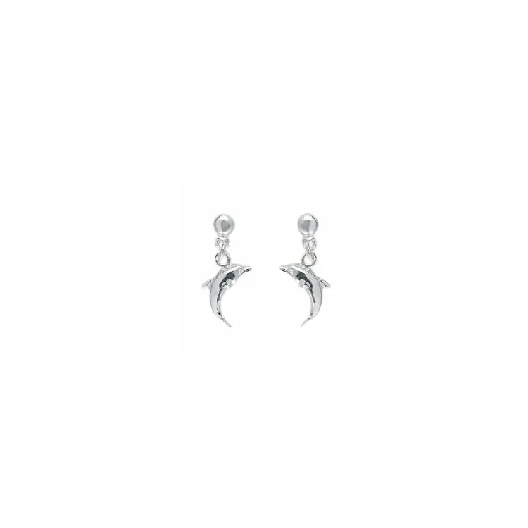Aagaard Delfin Ohrringe in Silber
