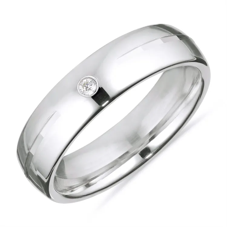 Ring aus rhodiniertem Silber