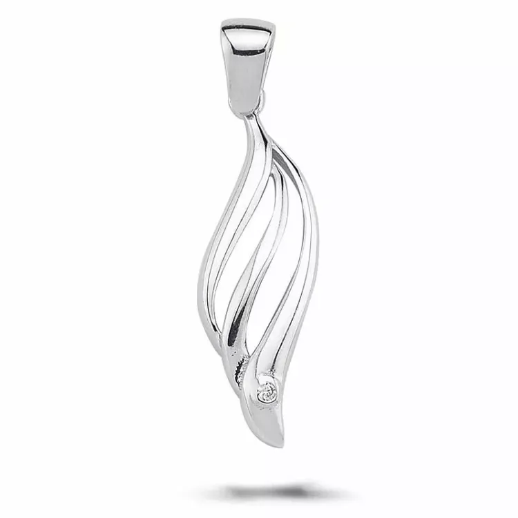 Zirkon Anhänger aus Silber