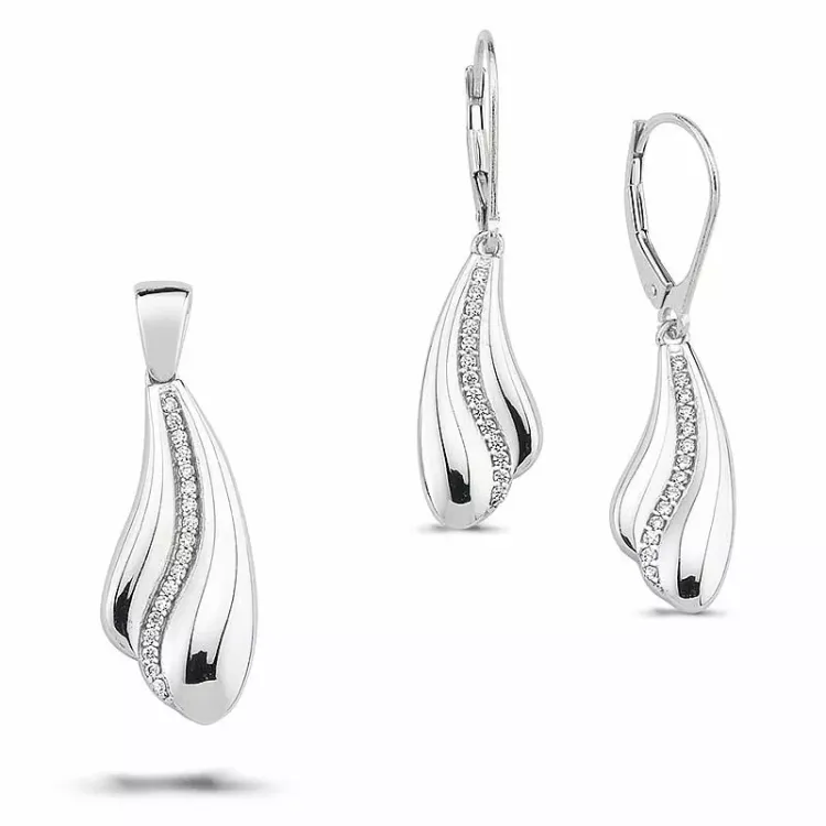 Set aus Silber ohne Halskette