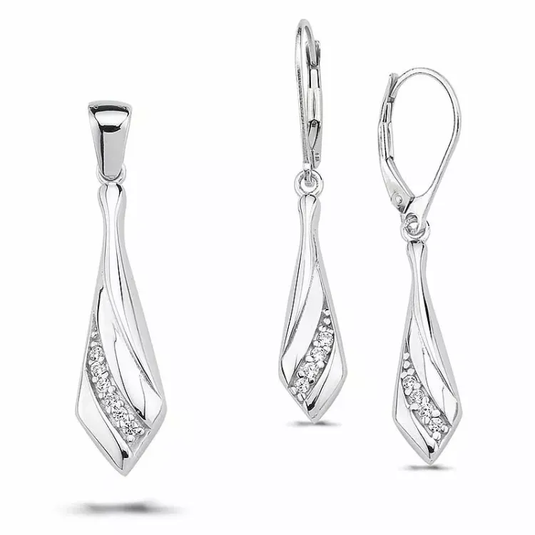 Set aus Silber ohne Halskette