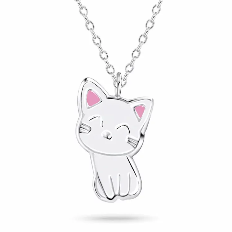 Katzen Halskette aus Silber und Anhänger aus Silber - Little Ones