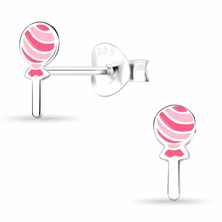 Süßigkeiten Kinderohrringe in Silber - Little Ones