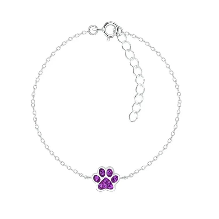 Pfote Kinderarmband aus Silber - Little Ones