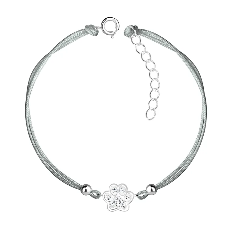Pfote Bergkristall Kinderarmband aus elastisches - Little Ones