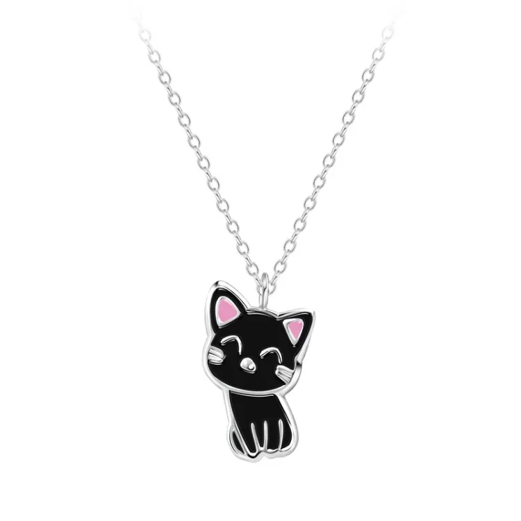 Katzen Halskette aus Silber - Little Ones
