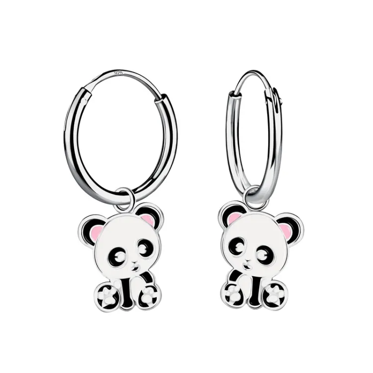 Panda Kreole in Silber - Little Ones