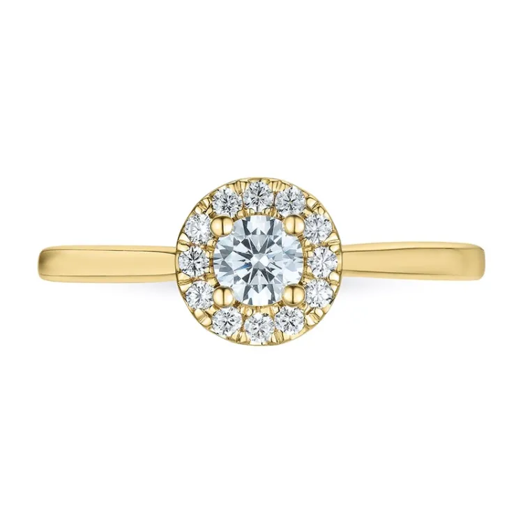 Zirkon Ring aus 9 Karat Gold