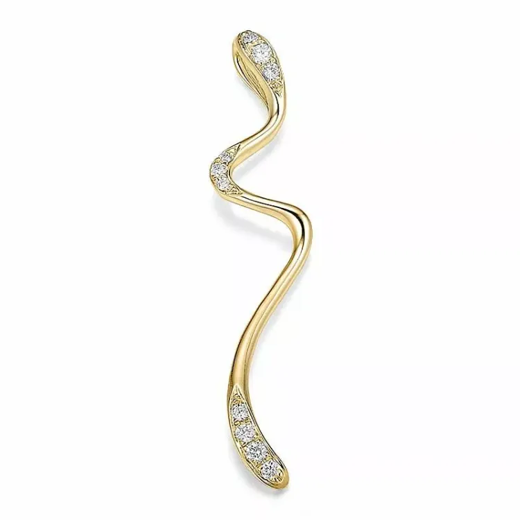 Diamantanhänger in 14 karat Gold 0,12 ct
