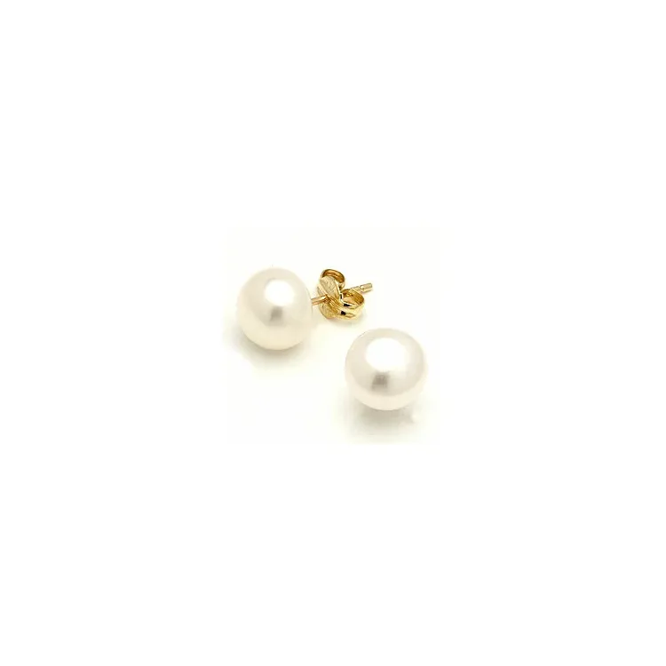 Perleohrringe in 9 Karat Gold