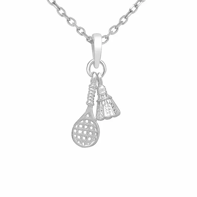 Elegant Schläger Anhänger aus Silber