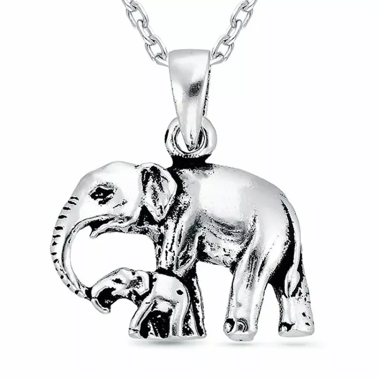Elefant Anhänger aus Silber