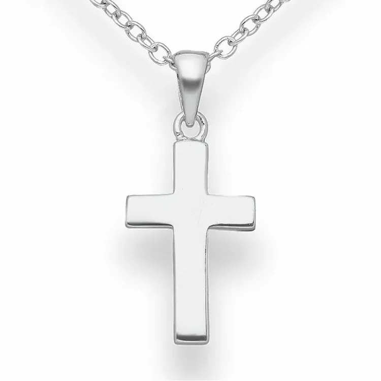 11 x 18 mm Kreuz Anhänger aus Silber