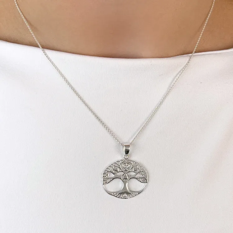 Lebensbaum Anhänger aus Silber